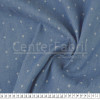 Tecido Jeans Leve Chambray Washed Estampa Flor miuda Largura 150cm 100%Algodão desD11- 153gr/M² - 1