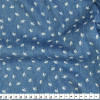 Tecido Jeans Leve Chambray Washed Estampa Leque Largura 150cm 100%Algodão desD14 - 153gr/M² - 1