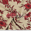 Tecido Rústico Estampado Floral Fdo Bege Largura 147cm 100%Poliester 168gr/m2 - 1
