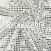 Tecido Paetê Laminado Prata e fundo Branco 100% poliester Larg. 100cm - Conserv1-H/2-2/3-3/4-3/5-4/6-1 - 1