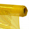 Tecido Paetê Laminado Dourado e fundo Amarelo 100% poliester Larg. 100cm - Conserv1-H/2-2/3-3/4-3/5-4/6-1 - 2