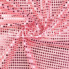 Tecido Paetê Laminado Rosa e fundo Rosa 100% poliester Larg. 100cm - Conserv1-H/2-2/3-3/4-3/5-4/6-1 - 1