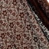 Tecido Renda Maille Marrom Import  Lg150cm 65%Algodão.35%Poliamida - 1