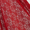 Tecido Renda Vermelho Escuro Import Largura135cm 70%Poliamida 30%Algodão - 1