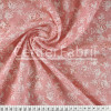 Tecido Laise Estampada Floral Branco Fdo Rosa Larg.130cm  100%Algodão 95gr/m²  - 1