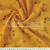 Tecido Laise Estampada Floral Preto Fdo Amarelo Larg.130cm  100%Algodão 95gr/m²  - 1