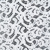 Tecido Renda Lace Relevo Branco Larg 150cm 90%Poliamida 10%lElastano 166gr/m2.Conserv1-N/2-2/3-2/5-3/6-1 - 1