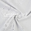 Tecido Laise Cambraia Branco Barrado Import Larg 140cm - Bordado em 1,25m 100%Algodão ref.170109.003 - 1
