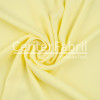 Tecido Crepe Georgette Amarelo Larg.147cm 100%Poliester 102gr/m² - 1