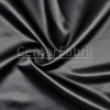 Tecido Cetim Charmeuse  Preto Largura 145cm  100%Poliester 73gr/m2. Conserv1-H/2-2/3-3/5-3/6-8 - 1