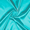 Tecido Cetim Charmeuse c/elastano Liso Azul Turquesa Larg147cm 97%Poliester.3%Elastano. Conserv1-J/2-2/3-3/4-5/5-3/6-1 - 1