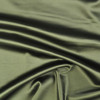 Tecido Cetim Fusion Stretch Verde Musgo Larg 145cm 97%Poliester 3%Elastano 92gr/m2 - 1