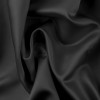 Tecido Cetim Dull C/Elast Preto Largura 140cm 97%Poliester.3%Elastano - 1