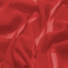 Tecido Chiffon Vermelho Ferrari Larg 147cm 100% Poliester 82gr/m2- Preço por metro. Conserv1-N/2-2/3-2/4-5/5-3/6-1 - 1