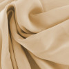 Tecido Chiffon Acetinado Bege Perola Larg 145cm 100%Poliester - 1