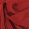 Tecido Chiffon Acetinado Vermelho Ferrari Larg 145cm  - 1
