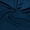 Tecido Crepe Romain Acetinado Azul Navy Larg 147cm 100%Poliester 210gr/m2.Conserv1-N/2-2/3-2/5-3/6-1 - 1
