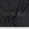 Tecido Crepe Bubble Milayde Estampa Bolinhas Brancas Fdo Preto Larg 145cm 97%Poliester.3%Elastano. Conserv1-H/2-2/3-3/5-3/6-1  - 1