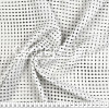 Tecido Crepe Bubble Milayde Estampa Gravataria Fdo Off White Larg 145cm 97%Poliester.3%Elastano. Conserv1-H/2-2/3-3/5-3/6-1  - 1