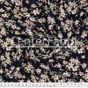 Tecido Crepe Bubble Milayde Estampado Flor Rosa Fdo Preto Larg 145cm 97%Poliester.3%Elastano. Conserv1-H/2-2/3-3/5-3/6-1  - 1