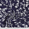 Tecido Gabardine Prada estampa Floral Fdo Marinho Larg 1,47mt 90%Poliester 10%Elastano Conserv1-N/2-2/3-3/5-3f/6-1 - 1