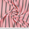 Tecido Alfaiataria Leve New Look Estampa Listrado  Rosa, Off e Preto c/Elastano Larg 147cm 90%Poliester 10%Elastano 201gr/m2 - 1