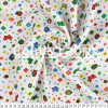 Tecido Flanela Estampa Infantil Sarja Plus Vivi Branco Larg. 80cm 100%Algodão des90132 184gr/m2 - 1