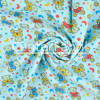 Tecido Flanela Estampa Infantil Sarja Plus Tuff Azul Larg. 80cm 100%Algodão des90140 184gr/m2 - 1