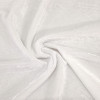 Tecido Veludo Spandex Branco Nuances Amassados para maior Brilho velvet Larg1,45mt - 96%Poliester/4%Elastano - 1