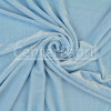 Tecido Veludo Spandex Azul Claro Nuances Amassados para maior Brilho velvet Larg1,45mt - 83%Poliester/17%Elastano.Conserv1-N/2-2/3-2/5-3/6-1 - 1