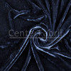 Tecido Veludo Spandex Azul Marinho Nuances Amassados para maior Brilho velvet Larg1,45mt - 83%Poliester/17%Elastano.Conserv1-N/2-2/3-2/5-3/6-1 - 1
