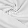 Tecido Moleton Flanelado Branco Larg 1,80mts 50%Algodão.50%Poliéster - Venda por Metro - 2