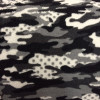 Tecido Plush Microfibra Estampa Camuflado Preto/Cinza e Gêlo Larg 225cm 100%Poliester des08cor914 - preço por metro - 1