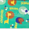 Tecido Soft Fleece Estampado Safari Verde Larg 1,60mt 100%Poliester - Preço por metro.Conserv1-N/2-2/3-2/5-3/6-1 - 1