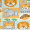 Tecido Soft Fleece Estampado Zoo em quadros Larg 1,60mt 100%Poliester - Preço por metro.promo de $27,90 por - 1