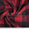 Tecido Soft Fleece Estampado Xadrez Preto e Vermelho Larg 1,60mt 100%Poliester - Preço por metro.promo de $27,90 por - 1