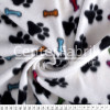 Tecido Soft Fleece Estampado Pata Dog Fdo Bco Larg 1,60mt 100%Poliester - Preço por metro.promo de $27,90 por - 1