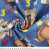 Tecido Soft Fleece Estampado Urso Bege Fdo Estrelas Larg 1,60mt 100%Poliester - Preço por metro.promo de $27,90 por - 1