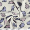 Tecido Soft Fleece Estampado Gatos e Ratos Fdo Marfim Lg 1,60mt 100%Poliester - Preço por metro.promo de $27,90 por - 1