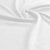 Tecido Soft Fleece Liso Branco Larg 1,50mt 100%Poliester 200gr/m2 - Preço por metro.promo de $27,90 por - 1