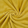 Tecido Plush Soft Aveludado Liso Mostarda Largura 220cm 100%Poliester 180gr/m2- Preço por metro.promo de $27,90 por - 1