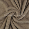 Tecido Plush Soft Aveludado Liso Caqui Claro Largura 240cm 100%Poliester 180gr/m2-Preço por metro.promo de $27,90 por - 1