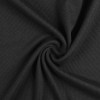 Malha Punho - Ribana Tubular Preto Largura 58cm 49%Algodão/49%Poliester/2%Elastano*460gr/m²* Preço por Metro.Conserv1-L/2-2/3-3/5-3/6-8 - 1