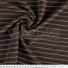 Tecido Malha Gorgurinho Fio Tinto Risca de Giz Chocolate Larg 180cm 94%Poliester 4%Viscose 2%Elastano 315gr/m2 - 1