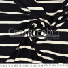 Malha Viscolycra Listrada Preto/Off White Larg 160cm 79Poliester17%Viscose 4%Elastano180gr/m2 * Preço por metro. - 1