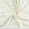 Malha Viscolycra com Glitter Estrela Dourada  Fdo Cru Larg.160cm 95%Viscose 5%Elastano * Preço por metro.Conserv1-H/2-2/3-3/5-3/6-2/4-3 - 1