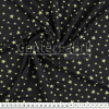 Malha Viscolycra com Glitter Estrela Dourada  Fdo Preto Larg.160cm 95%Viscose 5%Elastano * Preço por metro.Conserv1-H/2-2/3-3/5-3/6-2/4-3 - 1