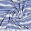 Tecido Malha Imperial Listrado Azul/Branco  Largura 150cm 97%Poliester 3%Elastano - 1