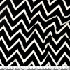 Tecido Malha Liganete Estampada Preto/Branco Larg.150cm - 96%Poliéster/4%Elastano 190gr/m²- Venda por Metro - 1