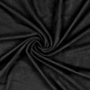Tecido Malha Micro Suede Moda Preto Larg 150cm 87%Poliester 13%Elastano Venda por Metro 180gr/m2 - 1